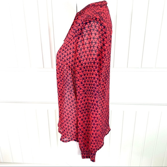 Collective Concepts Stitch Fix Chiffon Hi-Lo Tunic - Picture 4 of 8